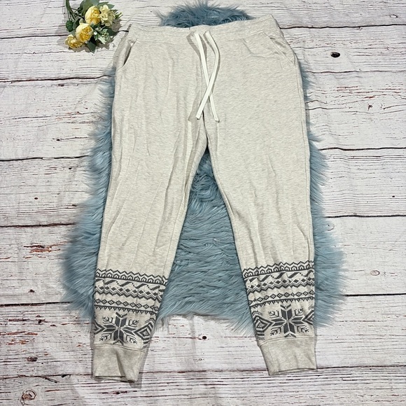 VINEYARD VINES WOMENS DREAMCLOTH FAIR ISLE JOGGERS - Picture 1 of 8